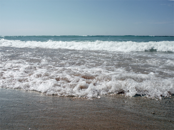 big waves on Lake Michigan